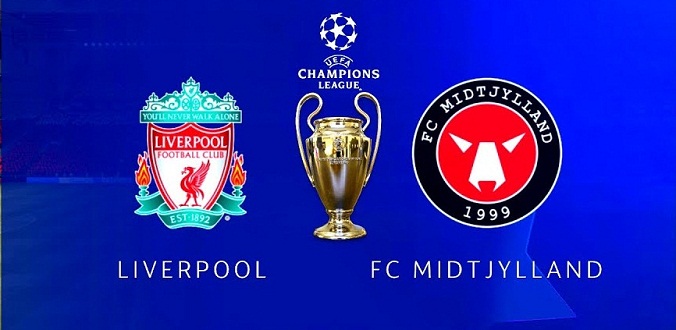 Tỷ lệ kèo bóng đá Liverpool vs Midtjylland hôm nay, 03h00 ngày 28/10