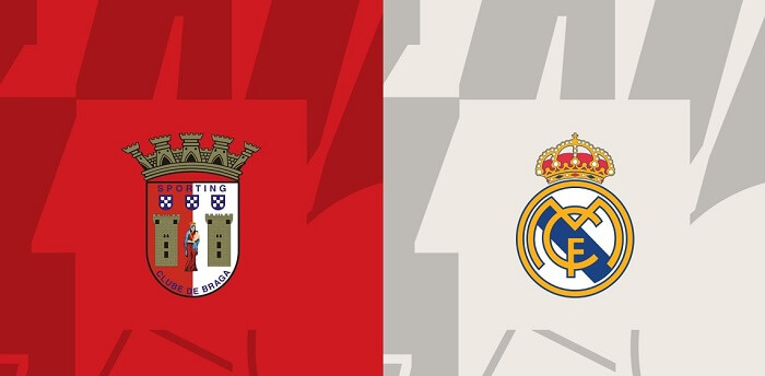 Nhận định - Soi kèo bóng đá Braga vs Real Madrid hôm nay, 02h00 ngày 25/10