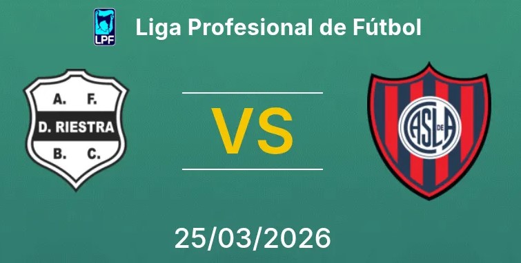 Tỷ lệ kèo Riestra vs San Lorenzo hôm nay, 5h00 ngày 26/3