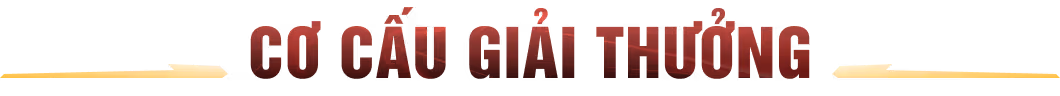cơ cấu giải thưởng